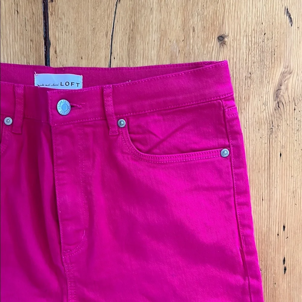 LOFT Pink Jeans 28/6 - Picture 5 of 5